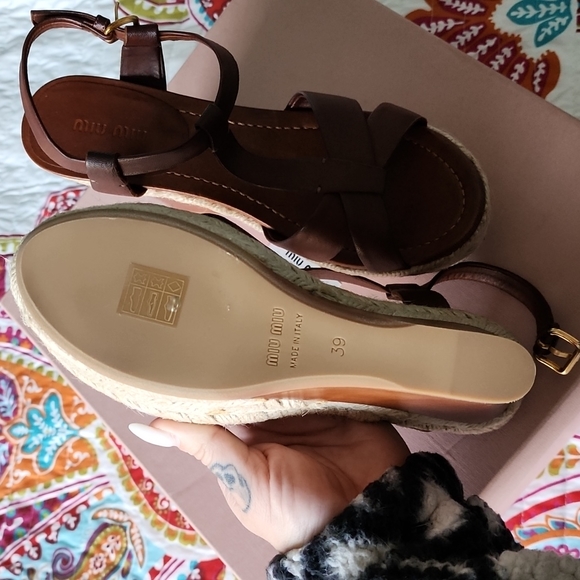 Brand New Miu Miu Wedges - Picture 3 of 3